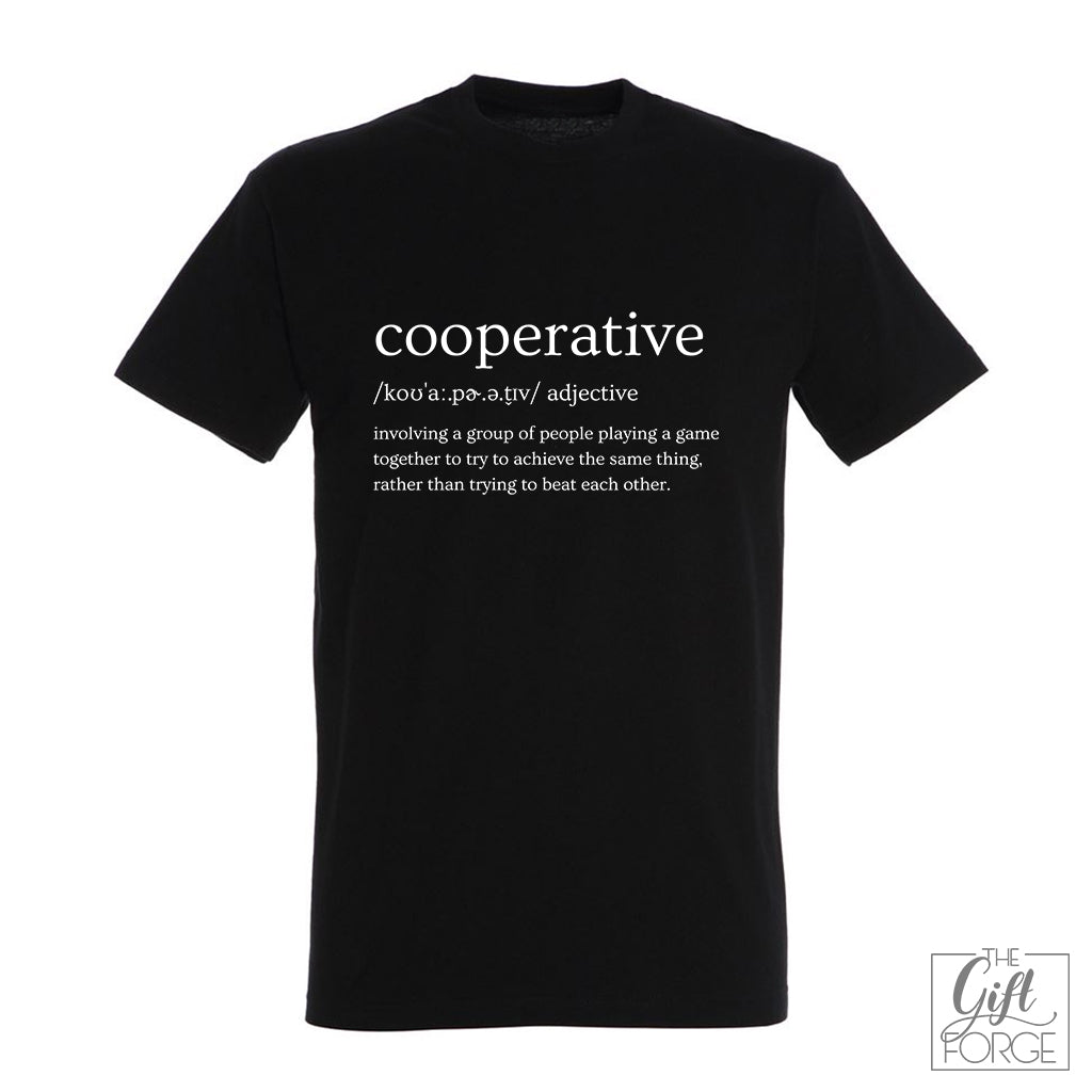 "Cooperative" póló