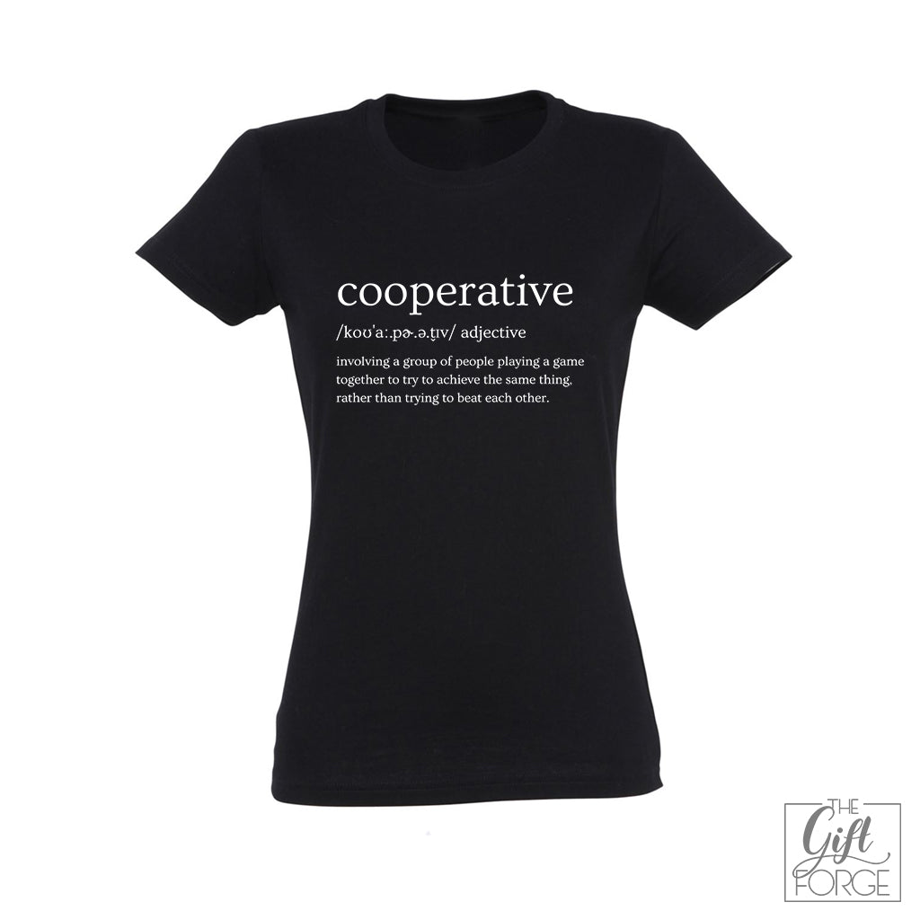 "Cooperative" póló