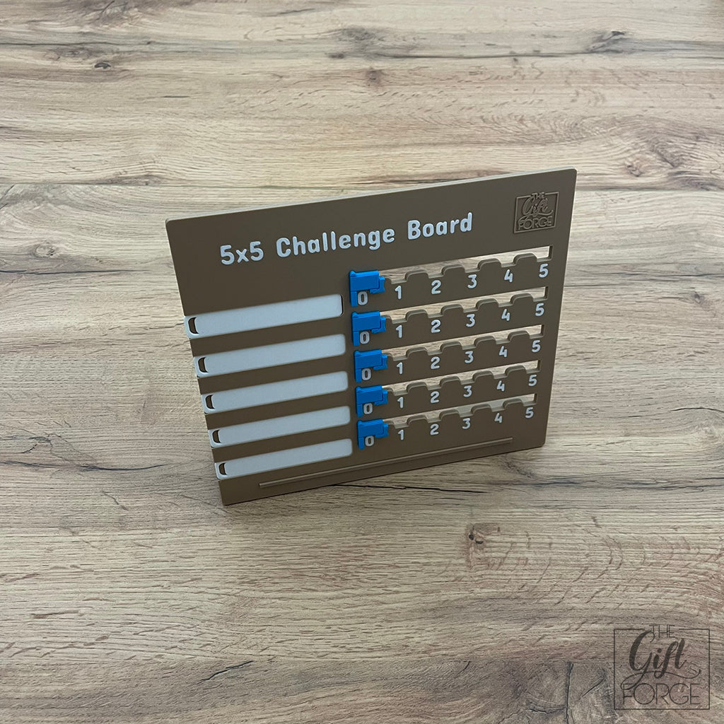 5x5 kihívás tábla - 3D nyomtatott (műhelyvásár)