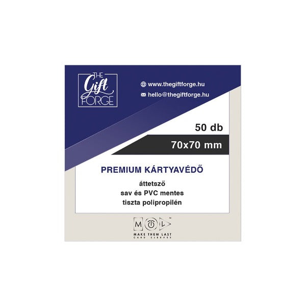 70x70 mm premium kártyavédő - MTL