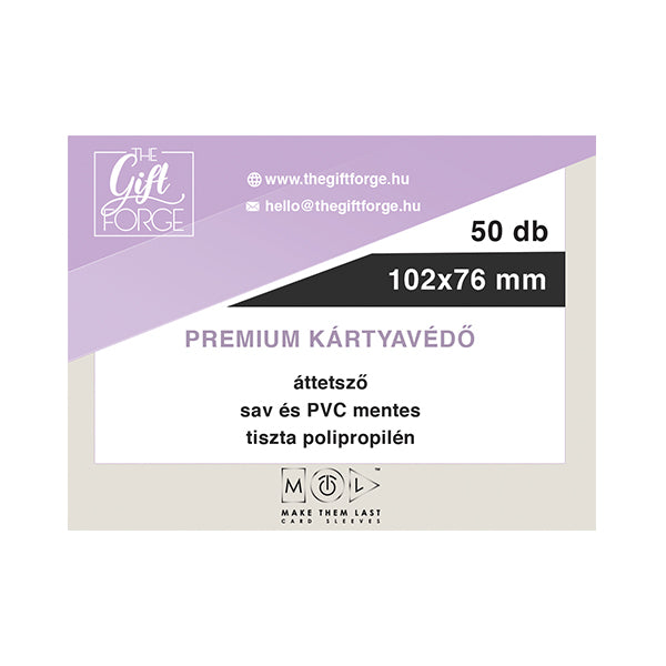 102x76 mm premium kártyavédő - MTL